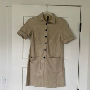 Zara mini leather dress